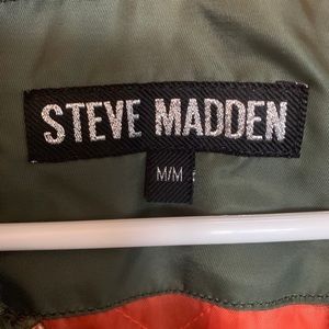 Steve Madden Olive green bomber jacket